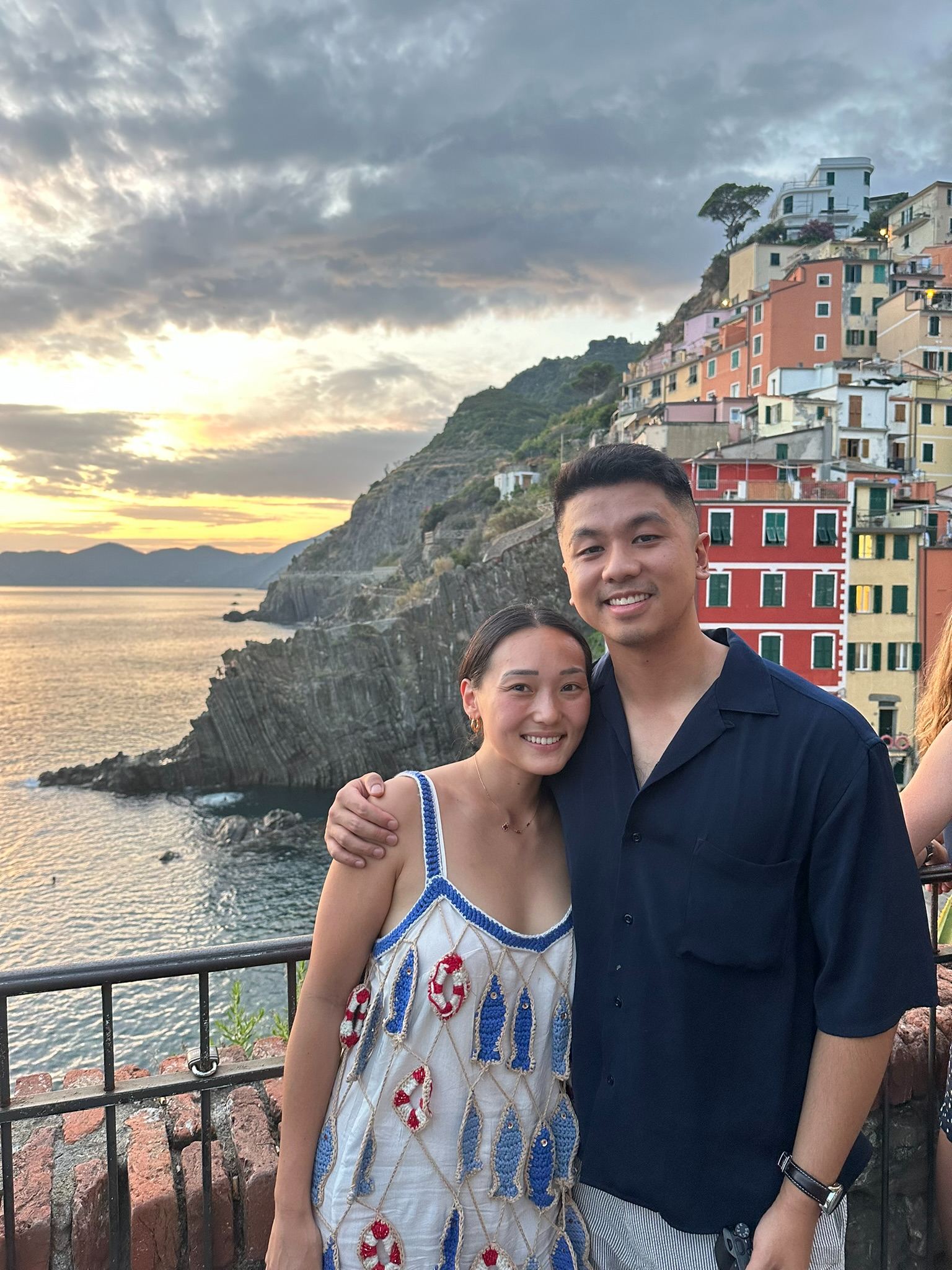 Riomaggiore at sunset